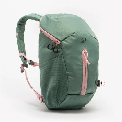 QUECHUA Detský turistický batoh MH500 10 l 7-15 r. zelený bez