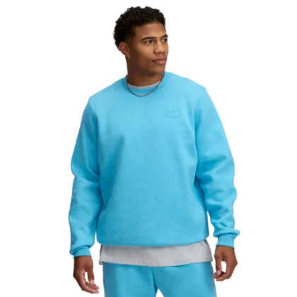 Pánská zateplená mikina UNDER ARMOUR UA Icon Fleece Crew-BLU