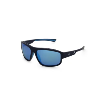 Polarizační sluneční brýle H.I.S. POLARIZED HPS47105-2, blue, smoke with blue mirror POL, 62-15-139