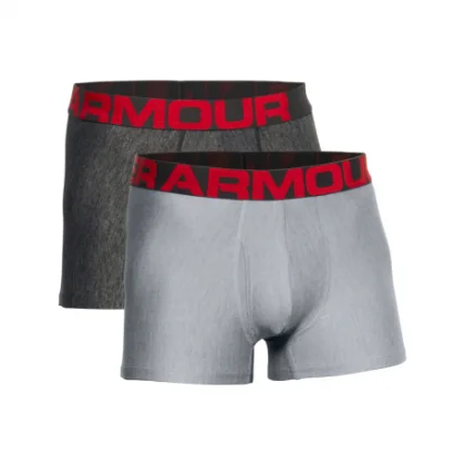 Férfi boxeralsók UNDER ARMOUR UA Tech 3in 2 Pack-GRY