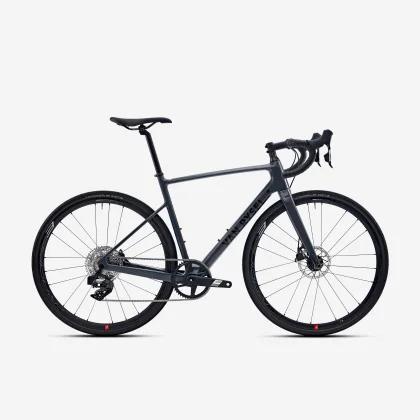 VAN RYSEL Cestný bicykel NCR CF Allroad Apex sivý XS