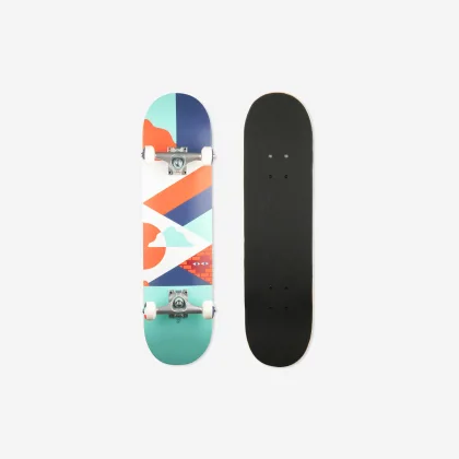 DECATHLON Detská skateboardová doska CP100 MID Geometric 8-12 rokov veľkosť 7,5" 7,5"