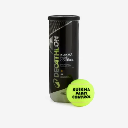 KUIKMA Loptičky na padel PB Control tlakované 3 ks bez