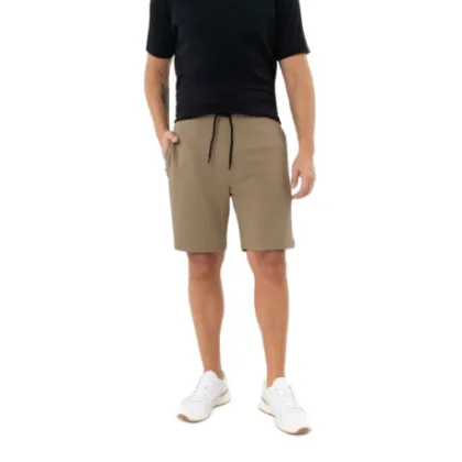 Pánske teplákové kraťasy VOLCANO M-JANI-BEIGE