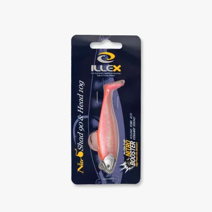 ILLEX ILLEX Nitro Shad 90 set prívlačovej nástrahy predpripravený 10g Super Pink bez