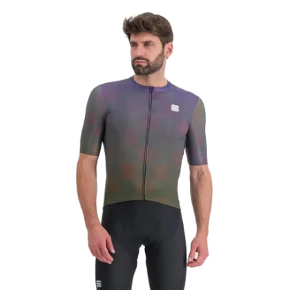 Pánský cyklistický dres s krátkým rukávem SPORTFUL Rocket jersey, beetle mulled grape
