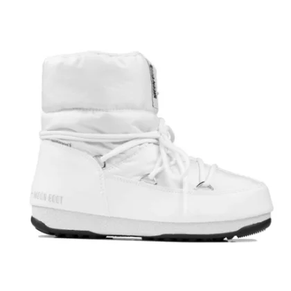 Dámske vysoké zimné topánky MOON BOOT LOW NYLON, 002 white