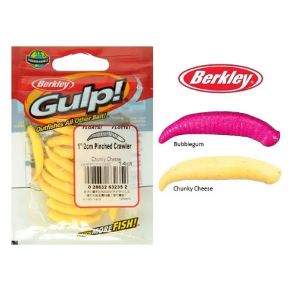 BERKLEY GULP! FLOATING PINCHED CRAWLER 2,5cm BUBBLE GUM