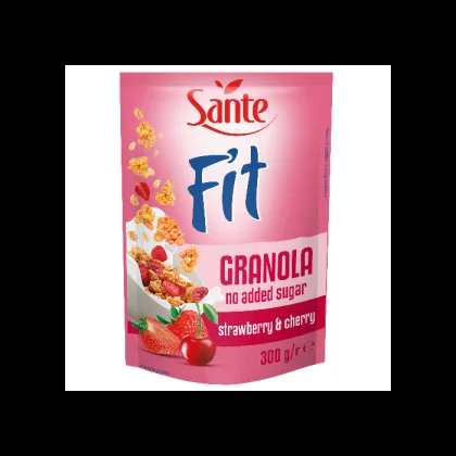 Sante Fit Granola jahoda čerešňa