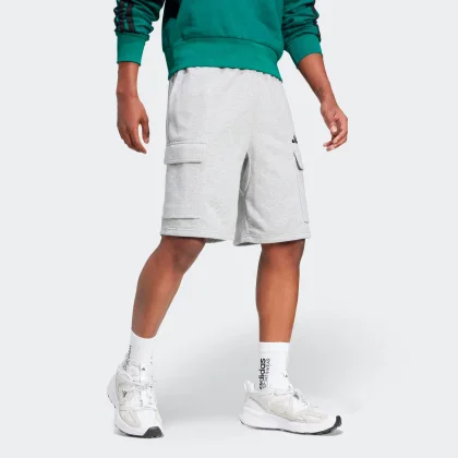 ADIDAS ADIDAS pánske bavlnené šortky sivé S