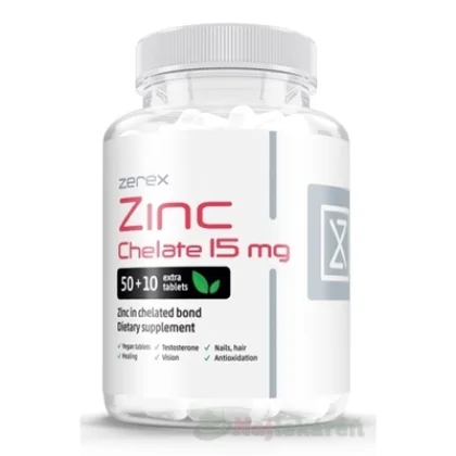 Zerex Zinok chelát 15 mg 60ks