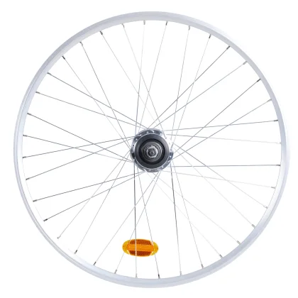 ELOPS Zadné koleso mestského bicykla, dvojstenný ráfik, nexus 7 Elops 540 strieborné 700