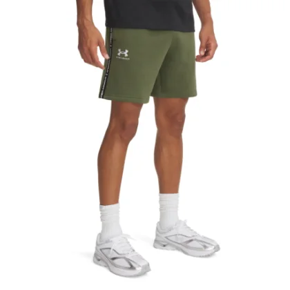 Pánske teplákové kraťasy UNDER ARMOUR UA Icon Fleece Short Taping-GRN