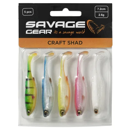 Sada nástrah SAVAGE GEAR Craft Shad, Mix do kalnej vody