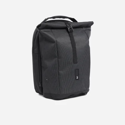DECATHLON Dvojitý batoh na nosič batožiny 27 l reflexný bez