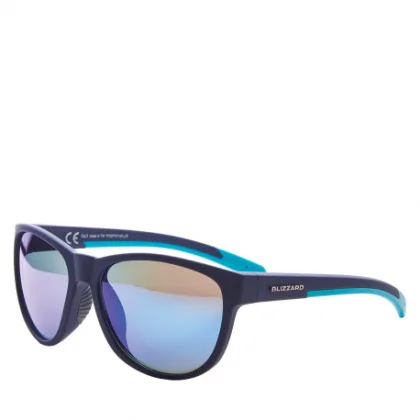 Slnečné okuliare BLIZZARD Sun glasses PCSF701140, rubber dark blue , 64-16-133