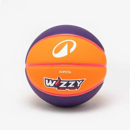 KIPSTA Basketbalová lopta K900 Wizzy oranžovo-fialová bez