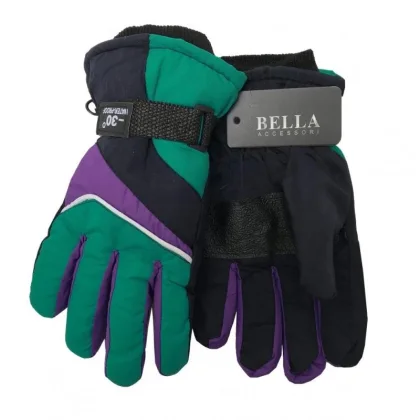 Dětské zimní rukavice Bella Accessori 9011S-4 zelená