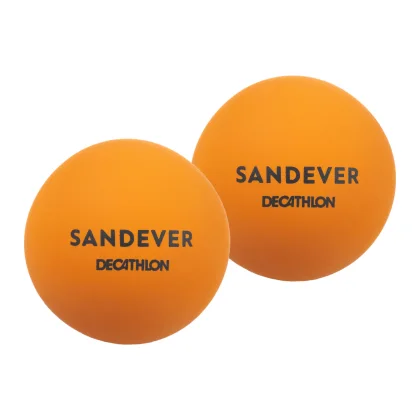 SANDEVER Loptičky na plážový tenis BTB 100 2 ks oranžové bez
