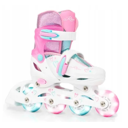 Raven Loret Glitter White/Mint/Pink