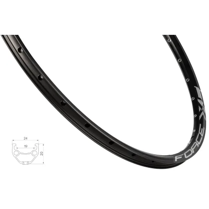 Force Ráfek XC BASIC DISC 559x19, 32děr, černý