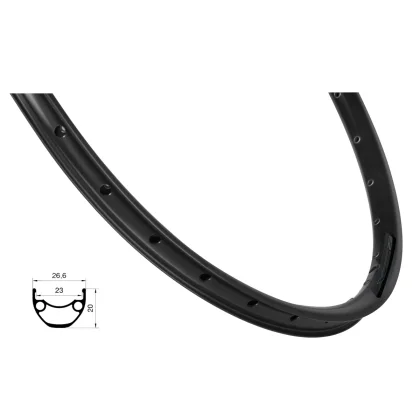 Force Ráfek XC DISC 584x23, 36děr, černý