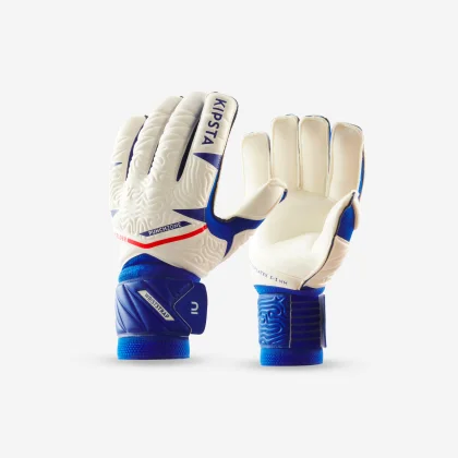 KIPSTA Brankárske rukavice F500 Viralto Shielder bielo-modré 9