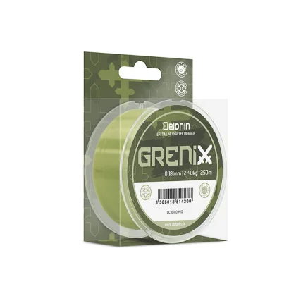 DELPHIN Grenix, zelený priemer 0,181 mm, nosnosť 2,40 kg, balenie 250 m