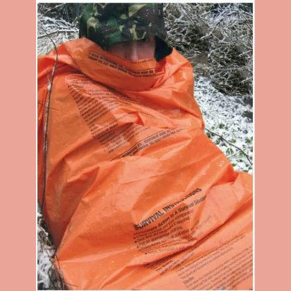 BCB Adventure nouzový vak s potiskem Bag Survival Orange