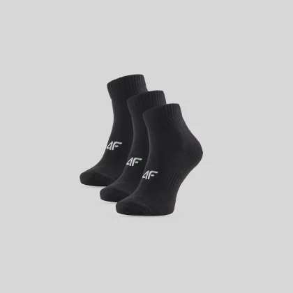 Ponožky krátke (3-pack) dámske - čierne