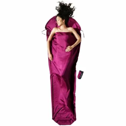 Cocoon spacáková přikrývka mumie mulberry red