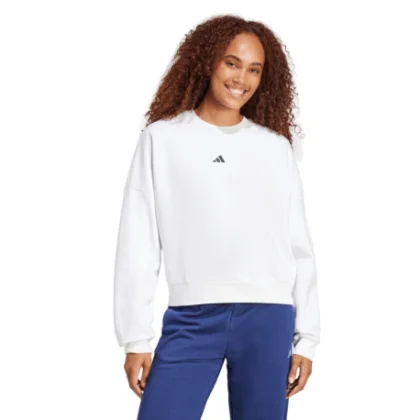 Dámska zateplená mikina ADIDAS W SL FC SWT WHITE BLACK