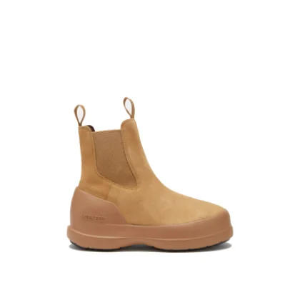 Vysoké zimné topánky MOON BOOT MB LUNA CHELSEA SUEDE -L003 SAND