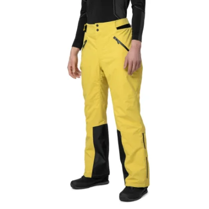 Pánske lyžiarske nohavice 4F MENS SKI TROUSERS SPMN006-72S-LEMON