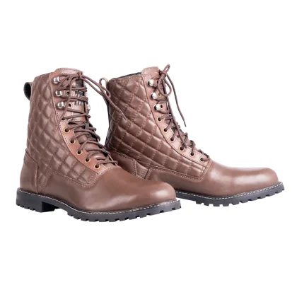Dámske moto topánky W-TEC Leocia Brown Farba hnedá,