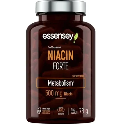 Trec Nutrition ESSENSEY Niacin Forte - vitamín B3 - 120 kapslí