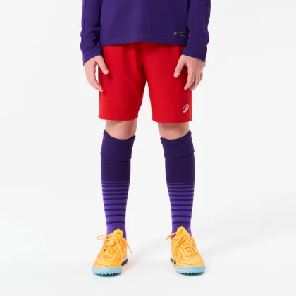 KIPSTA Detské futbalové šortky VIRALTO Club červené 8-9 r (131-140 cm)