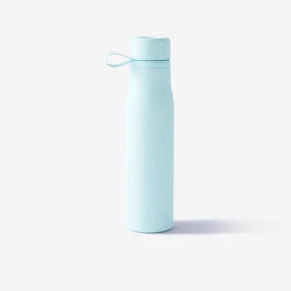 DOMYOS Fľaša na fitness tréning 750 ml svetlomodrá 750 ml