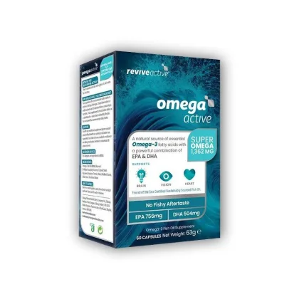 Reviveactive Omega 3 Active 60 kapslí (756mg EPA 504mg DHA)