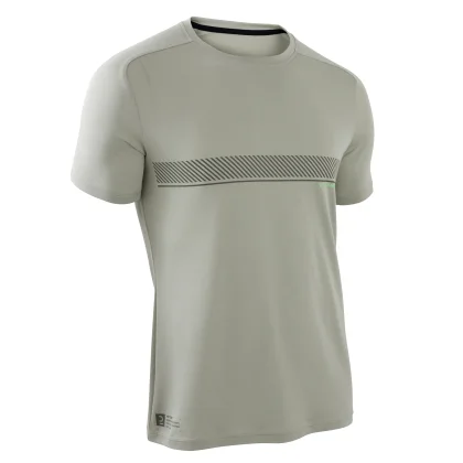 DOMYOS PÁNSKE TRIČKO NA KRUHOVÝ TRÉNING KAKI 2XL