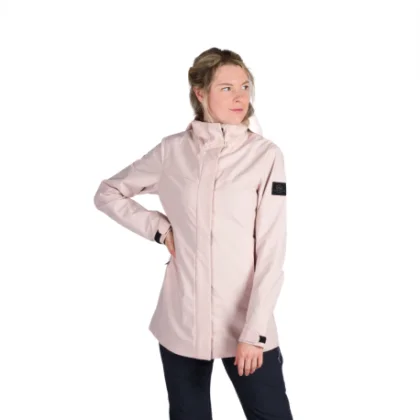 Dámska turistická softshellová bunda NORTHFINDER LUCINDA-366rose