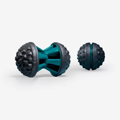 DECATHLON Jednoduchá masážna loptička 2 v 1 bez
