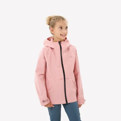 QUECHUA Detská turistická nepremokavá bunda MH900 7-15 rokov 8-9 r (131-140 cm)