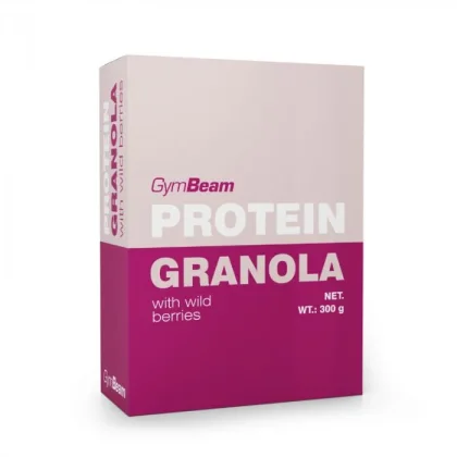 GymBeam Proteinová granola s lesním ovocem