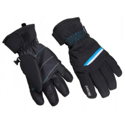 Dámske lyžiarske rukavice BLIZZARD Viva Plose ski gloves, black white turquoise