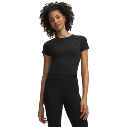 Dámske tréningové tričko s krátkym rukávom UNDER ARMOUR Motion Mesh SS-BLK