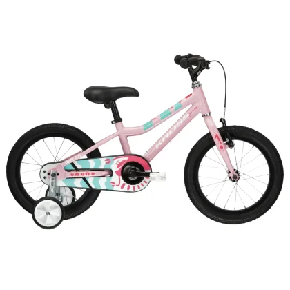 Kross Mini 4.0 16" - model 2025 ružová / seledynová / ružová / lesk - 9" (100-120 cm)