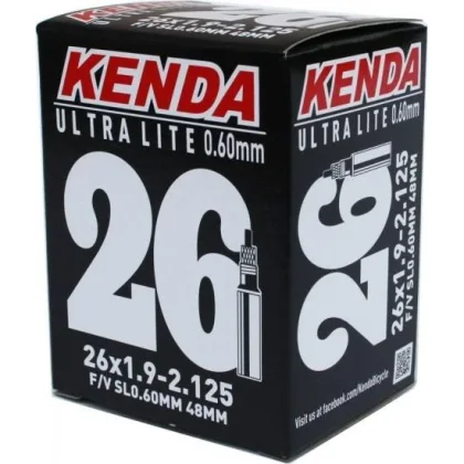 Kenda 26x1.90-2.125 (47/57-559) FV-48mm 120G Ultralite 0,6mm duše