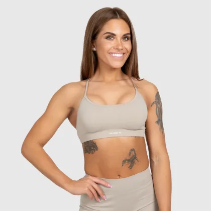 Športová podprsenka Iron Aesthetics Shape, béžová