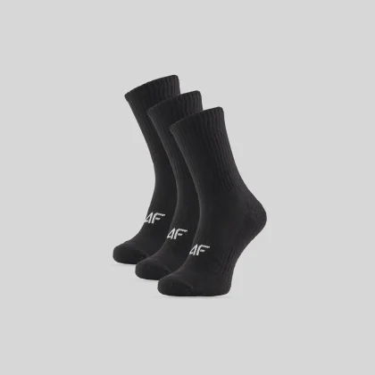 Ponožky dlhé (3-pack) pánske - čierne